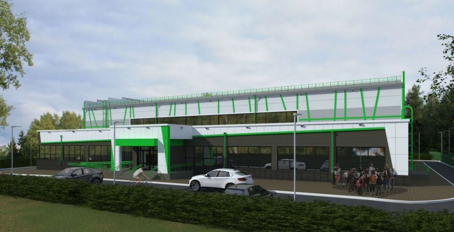 Эскизный проект физкультурно-оздоровительного комплекса 