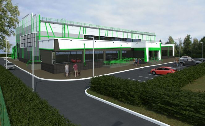 Эскизный проект физкультурно-оздоровительного комплекса 