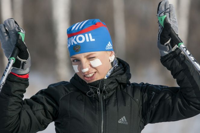 Зимний праздник "Лыжня России-2014»