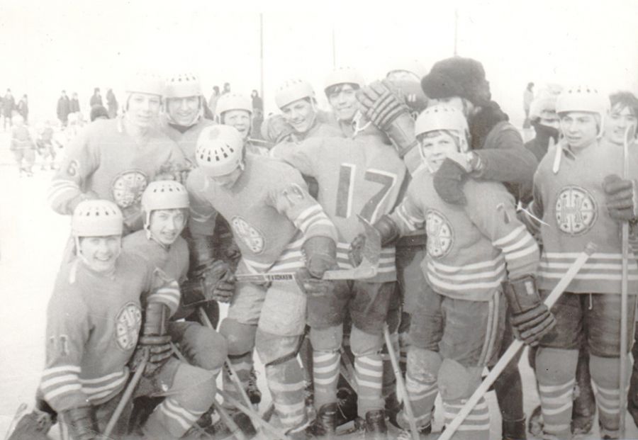 1980 год. Большая победа. Мы - чемпионы края. Команда 1964-1965 гг. рождения.