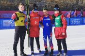 Олег Домичек - серебряный призер в смешанной командной эстафете на III зимней юношеской Олимпиаде