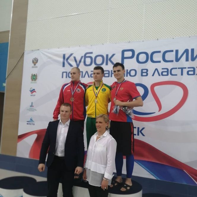 Яков Стрюков - дважды бронзовый призер Кубка России по плаванию в ластах