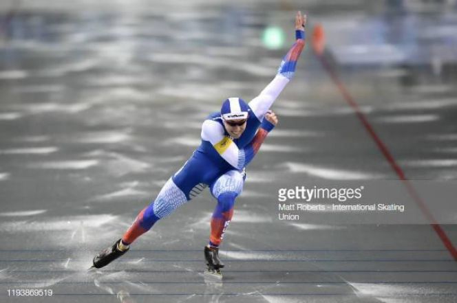 Виктор Муштаков - четвёртый на дистанции 500 метров чемпионата мира в Солт-Лейк-Сити 
