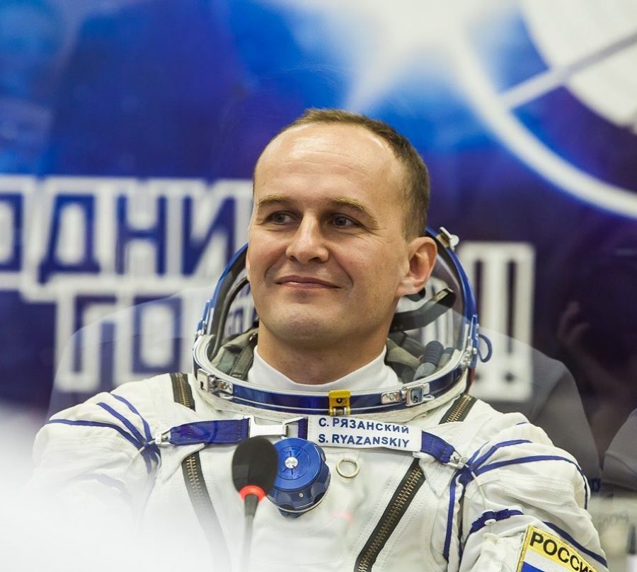 Герой России лётчик-космонавт Сергей Рязанский
