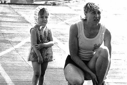 Наталья Шубенкова. Она брала барьер любой, но не политический