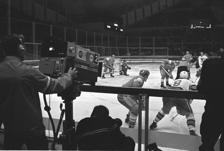 1968. Гренобль. Матч между командами СССР и США