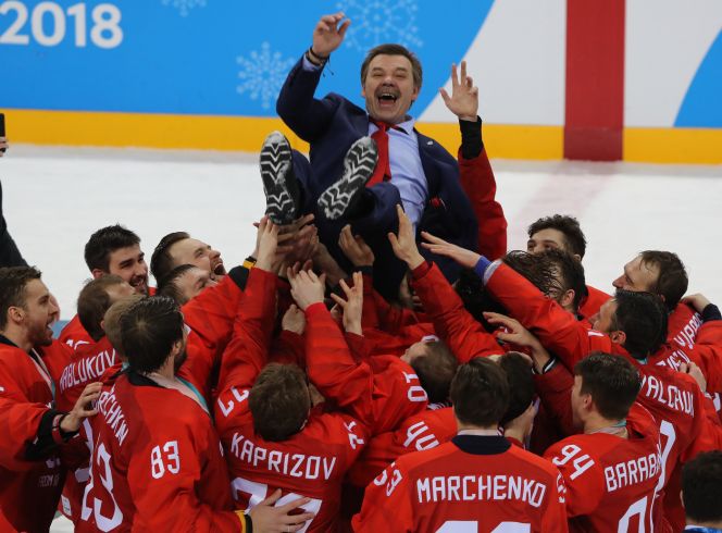 2018. Пхенчхан. Знаменитый уже полет Олега Знарка