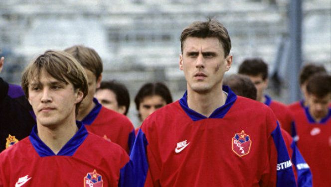 ЦСКА - главная команда в жизни Минько  ( на фото - справа)