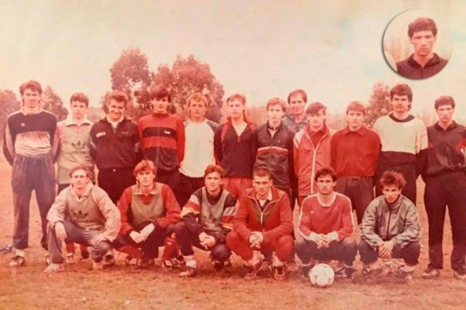 Юношеская сборная СССР. Сергей Мамчур крайний справа во втором ряду. Валерий Минько второй слева в нижнем ряду.