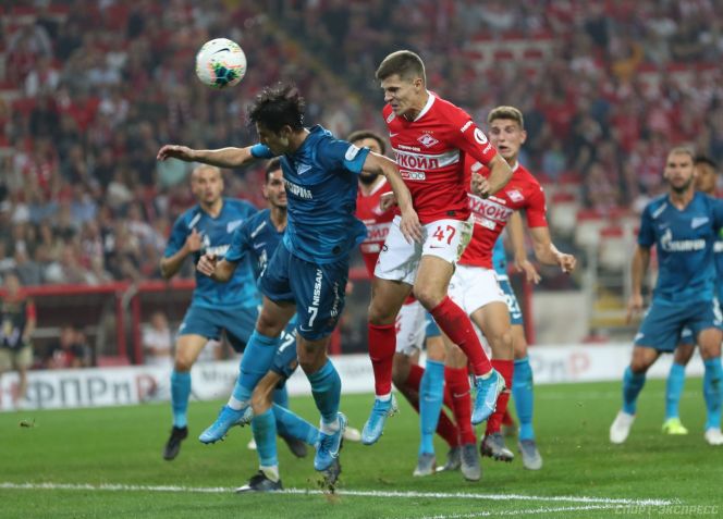«Спартак» и «Зенит» продолжат борьбу не только в чемпионате, но и в полуфинале Кубка. Фото: Александр Федоров, «СЭ» 