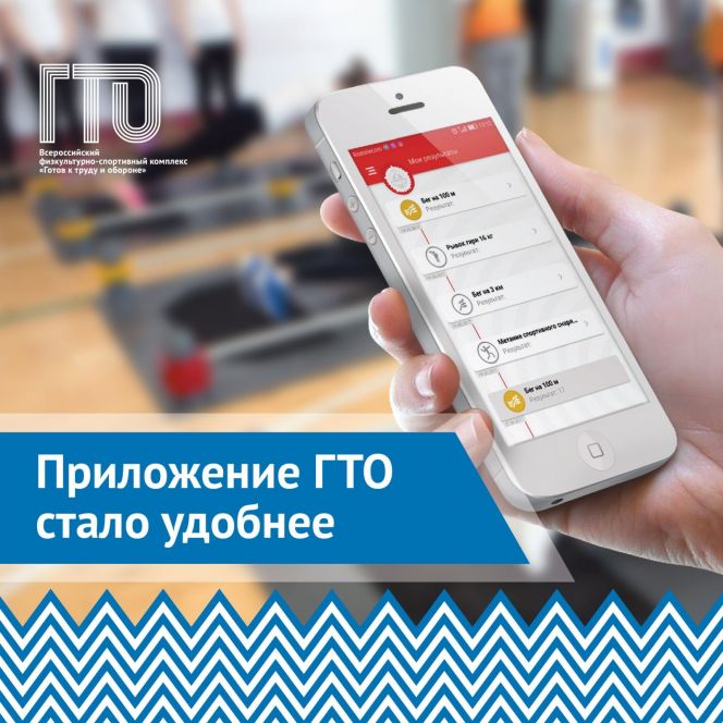Следить за своими успехами в сдаче нормативов ГТО удобно с обновленным мобильным приложением