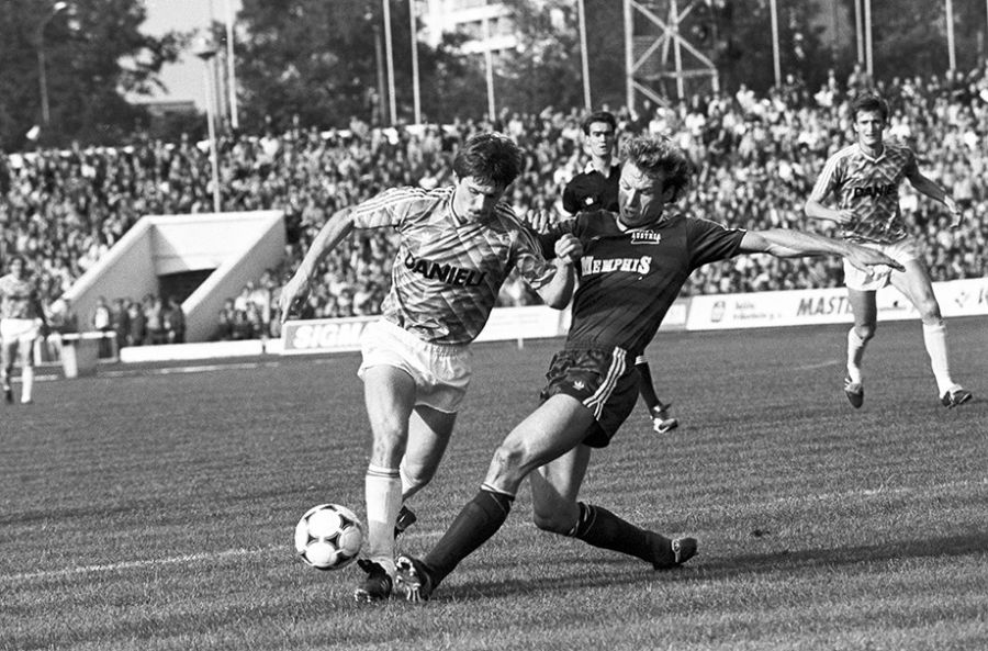 Кубок УЕФА-1988/1989. «Жальгирис» — «Аустрия» — 2:0  Фото: РИА Новости