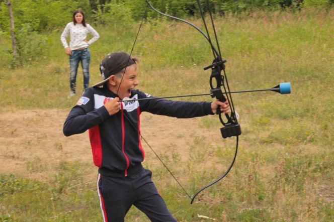 В рамках подготовки к фестивалю биатлона и стрелковых видов спорта «Выстрел» прошла тренировка по арчертагу