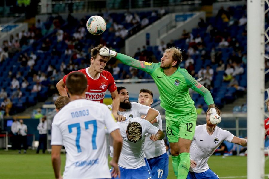 Александр Соболев в матче "Сочи" - "Спартак". Фото: ФК "Спартак- Москва"