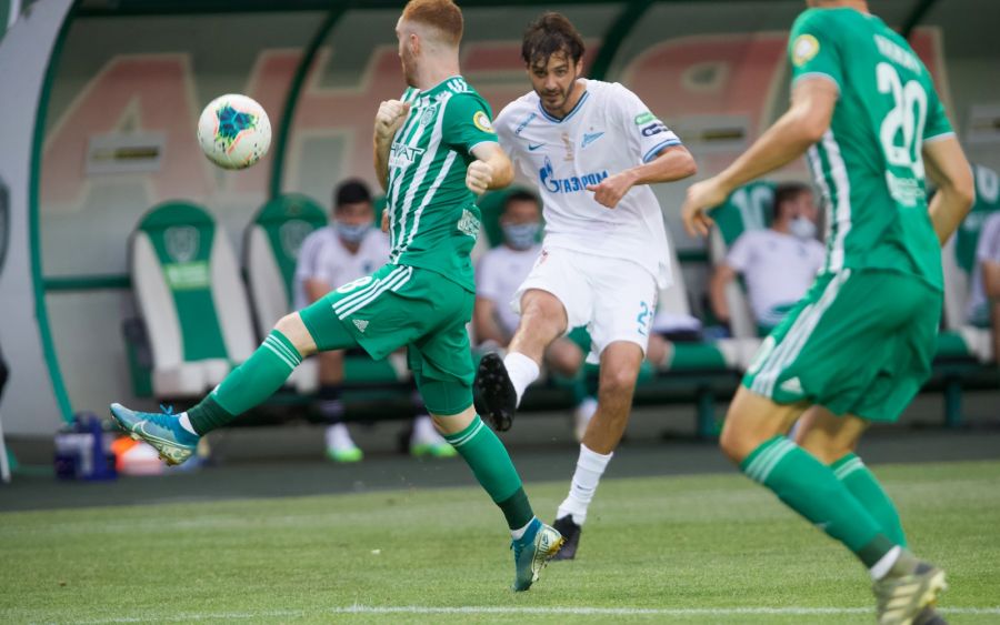 Александр Ерохин в матче против "Ахмата". Фото: ФК "Зенит"