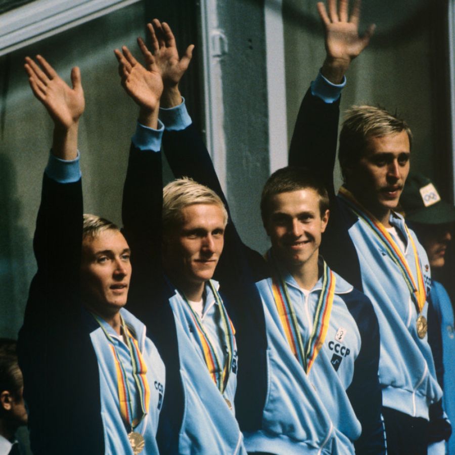 Андрей Крылов, Ивар Стуколкин, Владимир Сальников и Сергей Копляков. Фото: РИА Новости/Сергей Гунеев