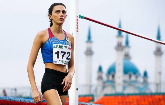 Чемпионка мира по прыжкам в высоту Мария Ласицкене