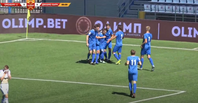 Футболисты барнаульского «Динамо» в дебютном матче сезона разгромили на выезде «Оренбург-2» 