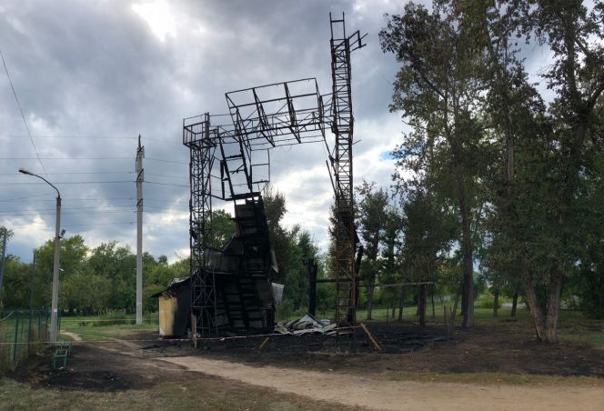 В Алтайском крае начался сбор средств на восстановление сгоревшего скалодрома