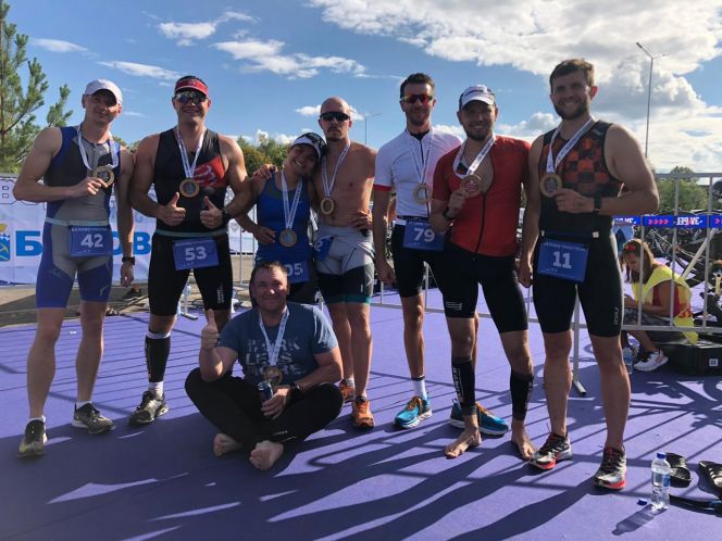 10 алтайских триатлетов приняли участие в этапе Кубка России 