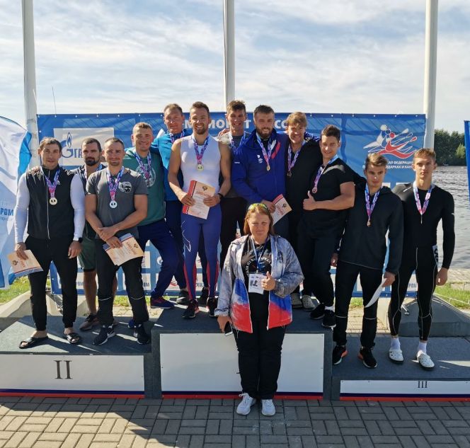 Кирилл Ляпунов - серебряный призёр чемпионата России в байдарке-четвёрке на дистанции 500 метров