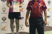 Кристина Агафонова из Барнаула стала серебряным призером чемпионата России среди лиц с ПОДА по настольному теннису
