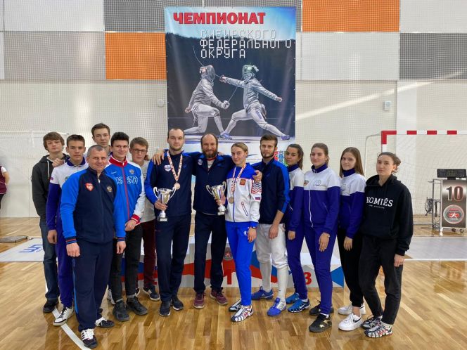 Фехтовальщики Алтайского края - призёры чемпионата СФО   