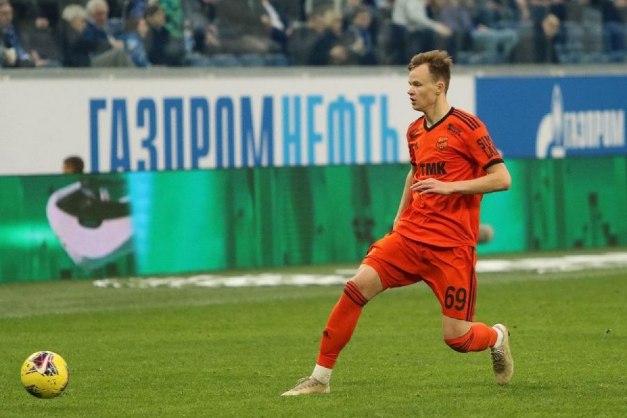 Футболист "Урала" Артём Шаболин
