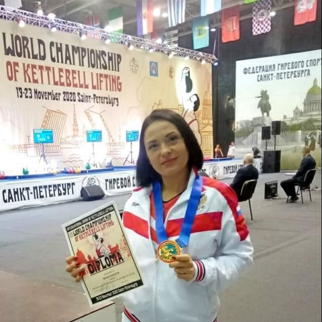 Виолетта Белан из Ключевского района стала чемпионкой мира среди женщин-ветеранов