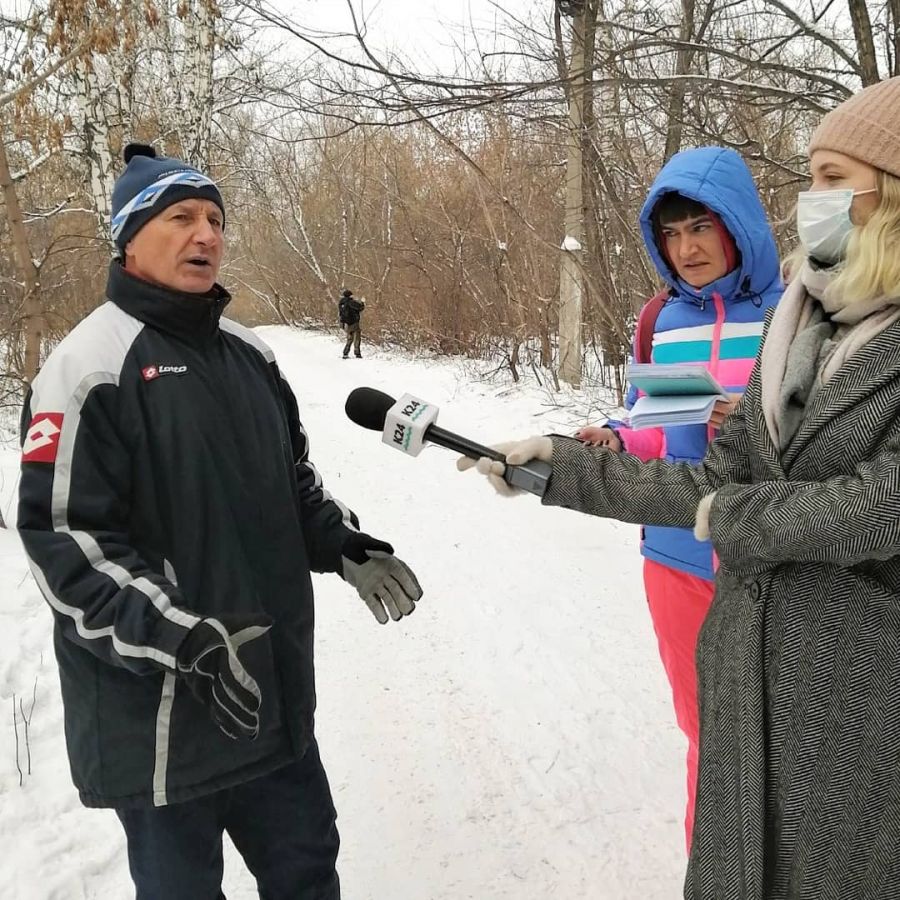 В парке "Юбилейный" завершается подготовка «Народной лыжни" (видео)