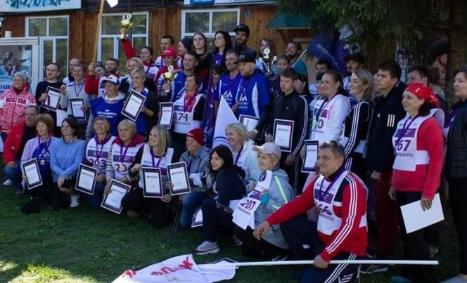 Дебют Алтайской команды по северной ходьбе