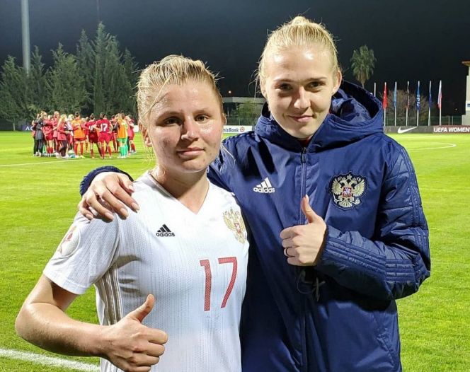 Анна Беломытцева забила гол за сборную России в победном матче с Турцией в отборе на Евро-2022