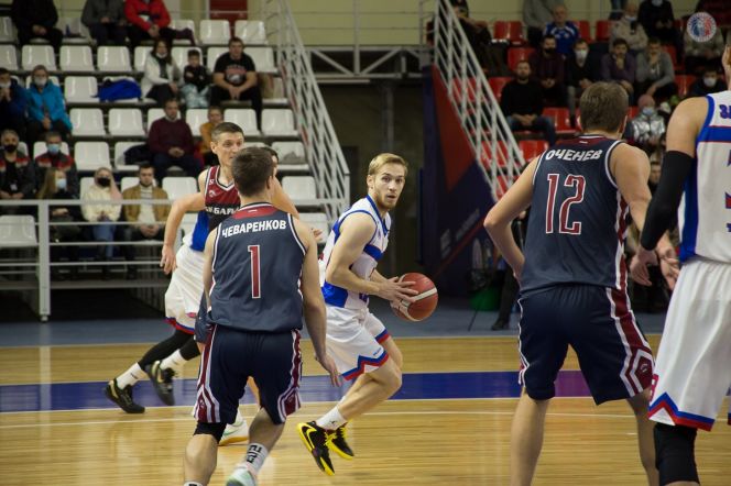 Фрагмент матча БК "Тамбов" - БК "Барнаул". 19.12.2020 г. Фото: БК "Тамбов"