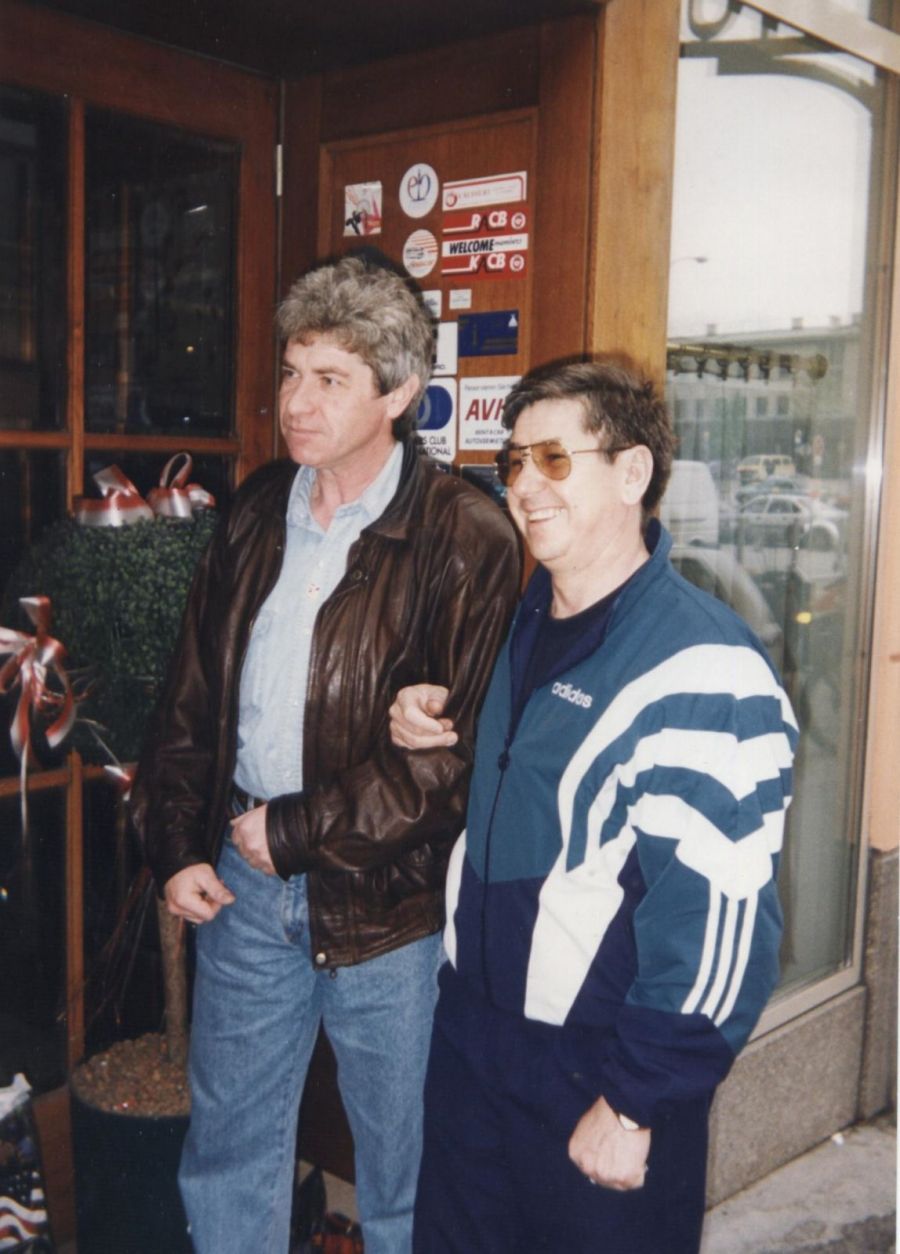 На фото: Валерий Лямкин и Леонид Киселёв в Вене