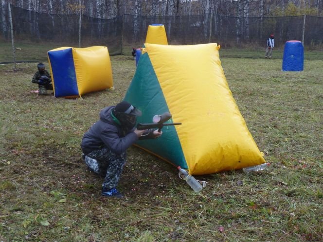 В Первомайском районе состоялось VII первенство Алтайского края по спортивному пейнтболу. 