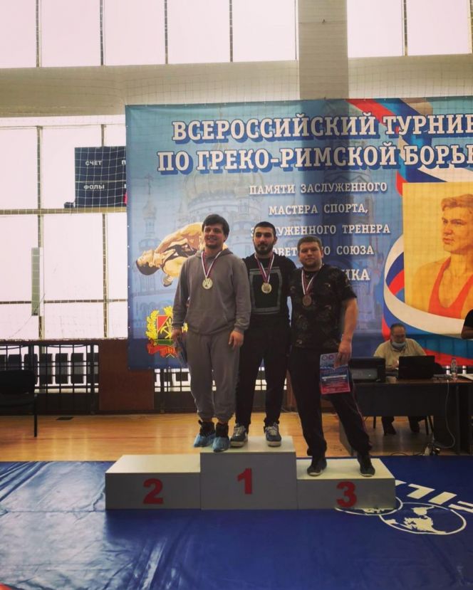 Три борца-классика из АУОР стали призерами всероссийского турнира памяти Валентина Оленика