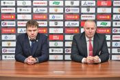 Пресс-конференция главных тренеров после второго матча серии «Динамо-Алтай» - «Кристалл»
