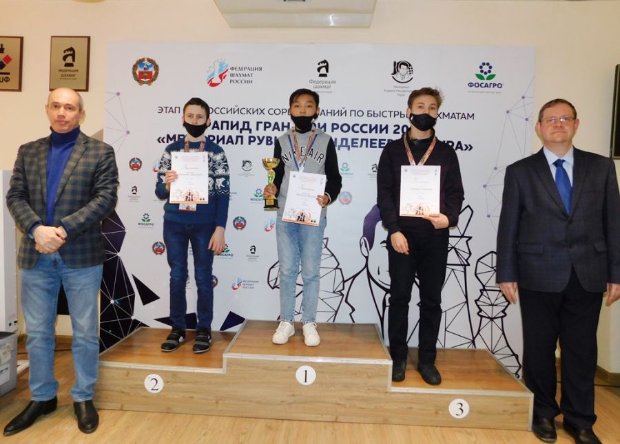 Тройка призеров в юношеском зачете