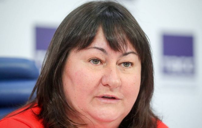 Президент Федерации лыжных гонок России Елена Вяльбе. Фото: Сергей Бобылев/ТАСС