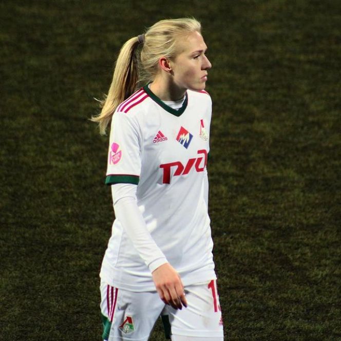 Анна Беломытцева забила гол за "Локомотив" в первом матче нового сезона женской Суперлиги