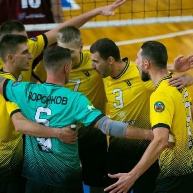 27-28 марта. Барнаул. СК "Победа". Чемпионат России. Мужчины. Высшая лига "А". Турнир за 7-12 места. ВК "Университет"  - ВК "Грозный"