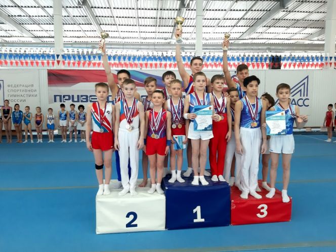 Гимнасты СШОР Сергея Хорохордина - победители командного первенства на турнире  «Кузбасская весна»