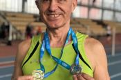 Александр Школьников - победитель зимнего чемпионата России среди легкоатлетов 65 лет и старше 