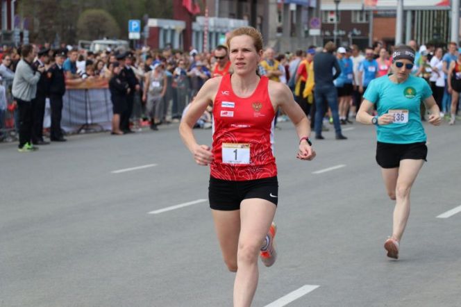 9 мая. Барнаул. Площадь Советов. Открытый краевой легкоатлетический пробег "Кольцо Победы"