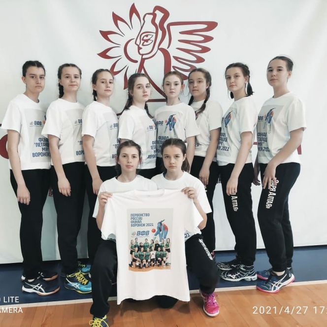 Команда девушек Алтайского края сыграла в финальной части первенства ВФВ "Летающий мяч"
