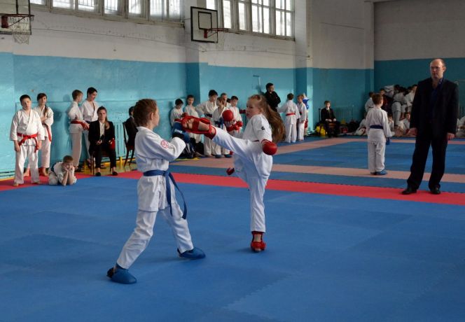 В Бийске прошли краевые соревнования по каратэ WKF «Кумиката».