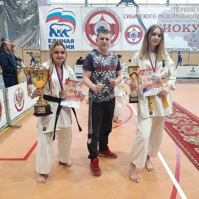 Валерия Шитина (слева), Андрей Гетманов и Софья Мацко