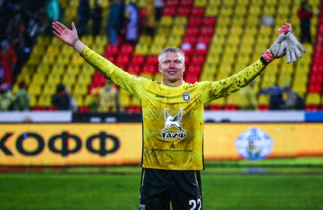 В матче с "Арсеналом" Юрий Дюпин и его "Рубин" буквально выбились "из грязи в князи". Фото: ФК "Рубин"