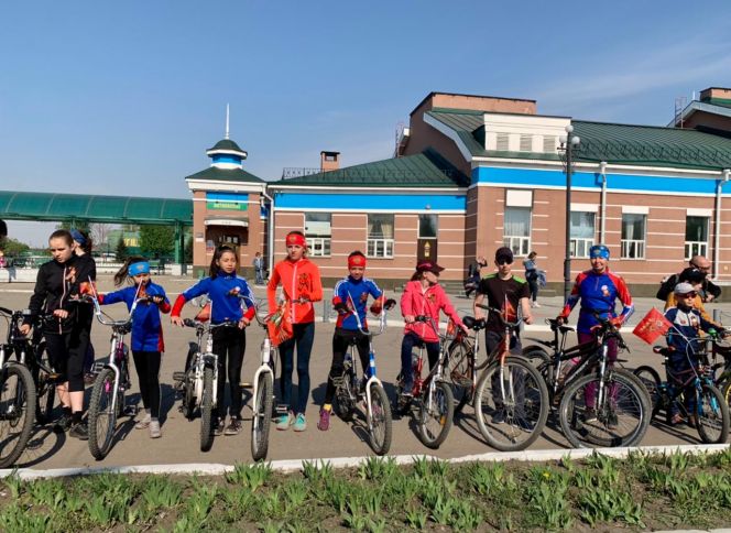 В Рубцовске состоялся велопробег, посвященный Дню Победы