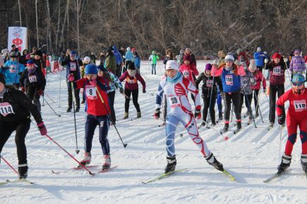 Более тысячи лыжников выступили в эстафетах на призы «Алтайской правды» (фото).